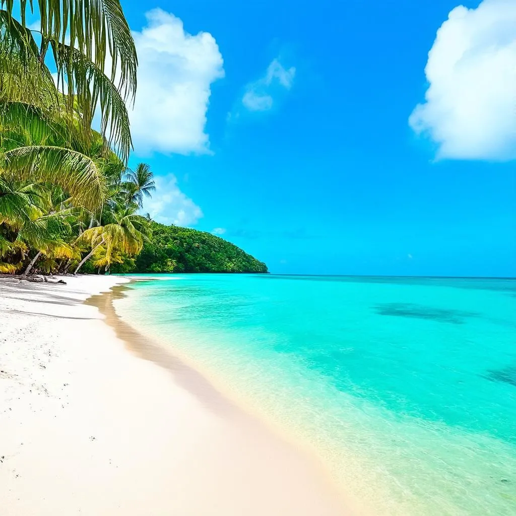 Pristine Beach in Tobago