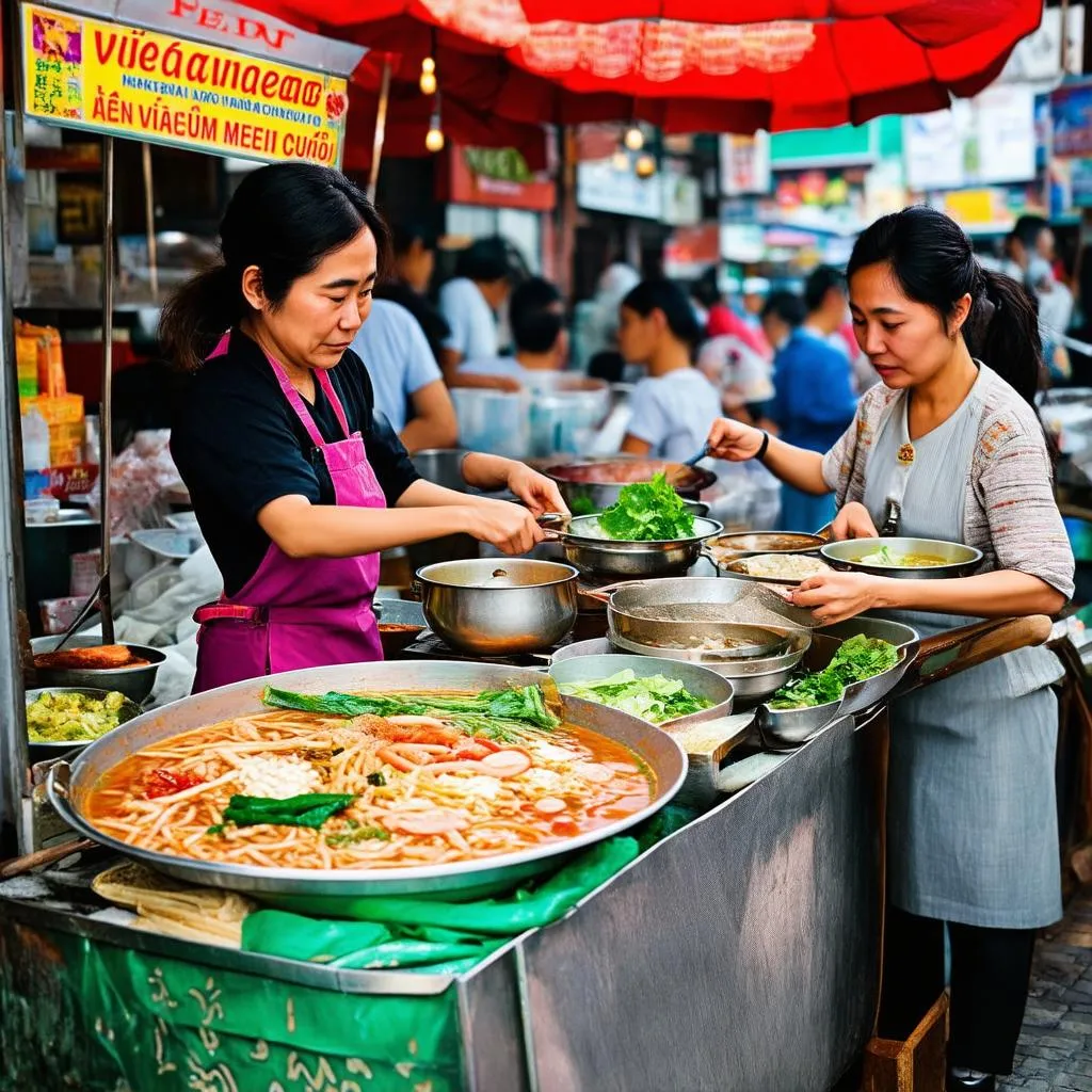 Vietnamese food stall