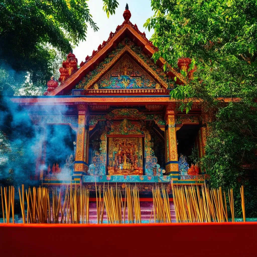 Traditional Vietnamese temple