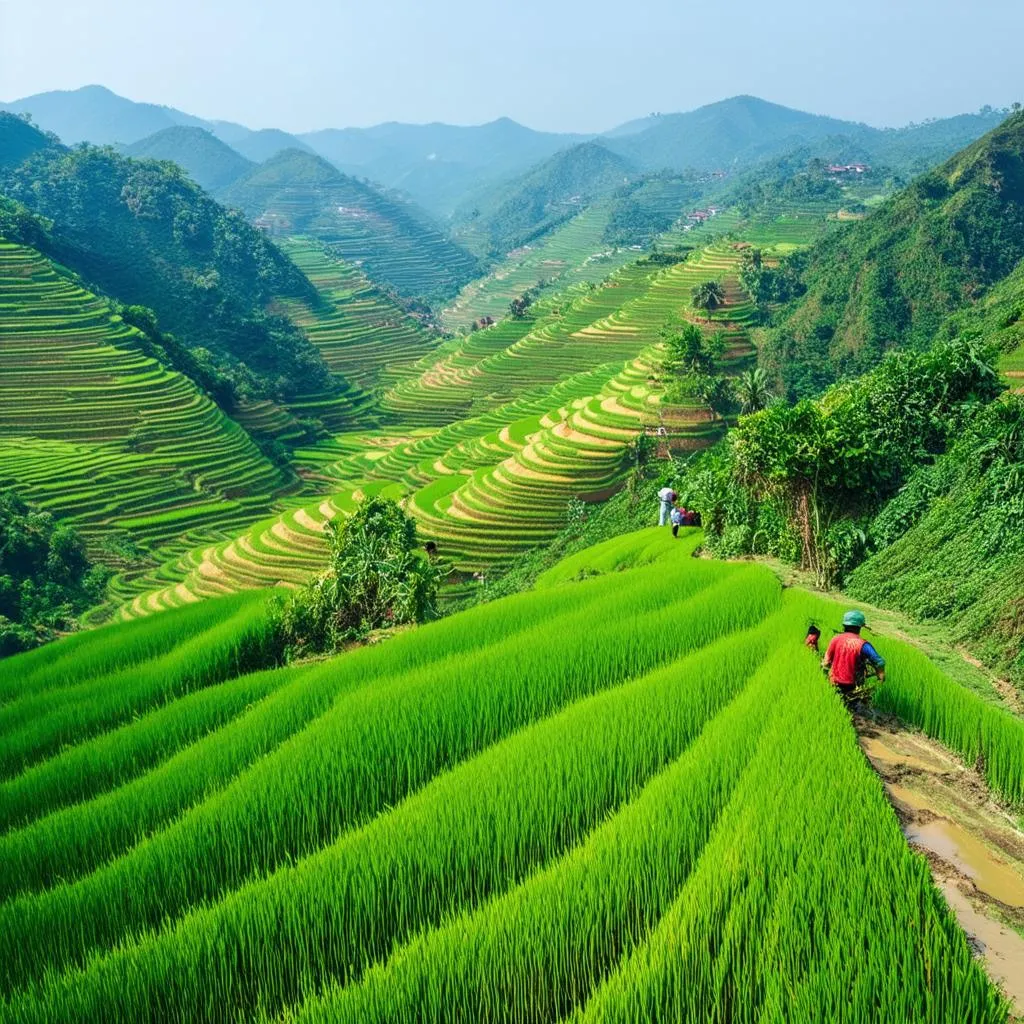 Vietnamese Rice Terraces