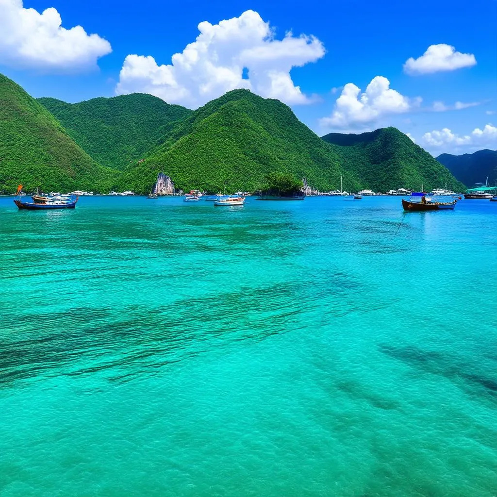 Vinh Hy Bay Panoramic View