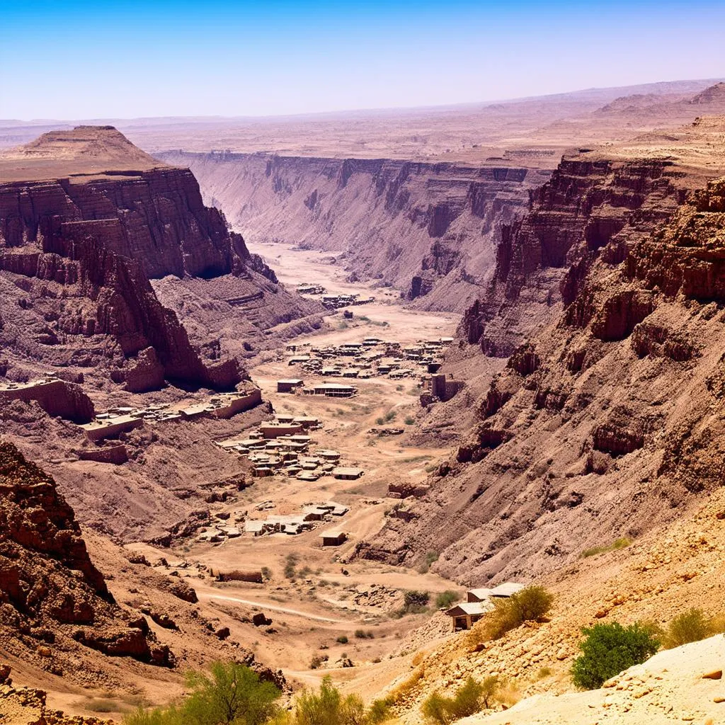 Scenic Landscape of Wadi Hadhramaut