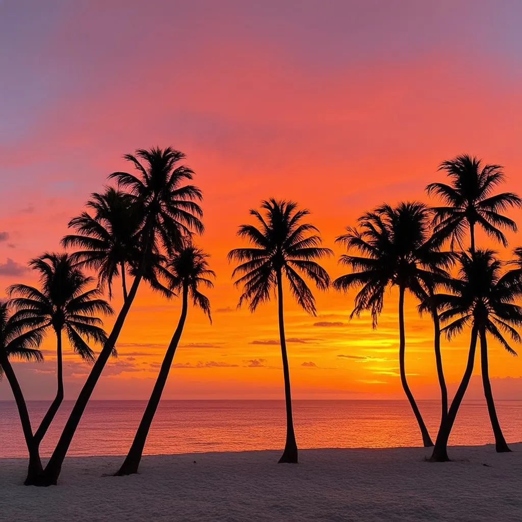 Waikiki Beach Sunset