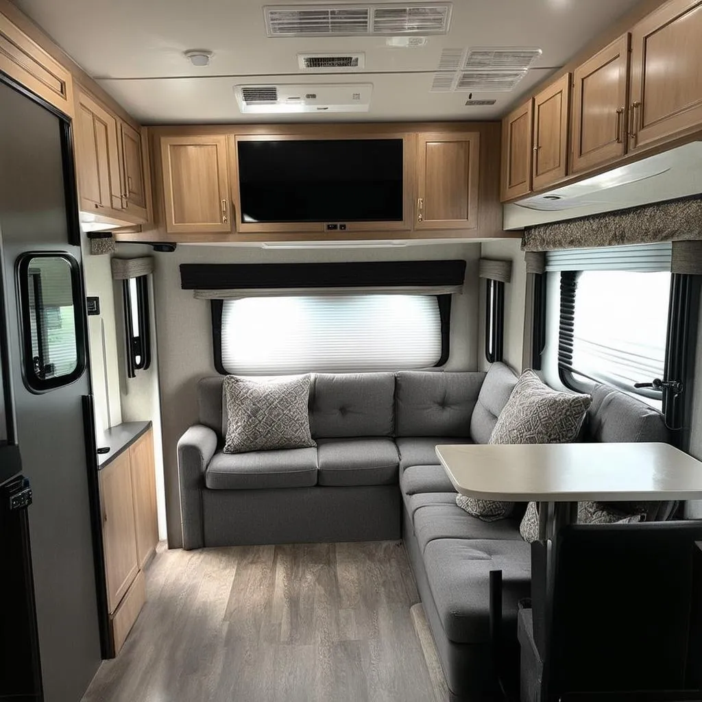 Spacious Interior of an A-Line Trailer