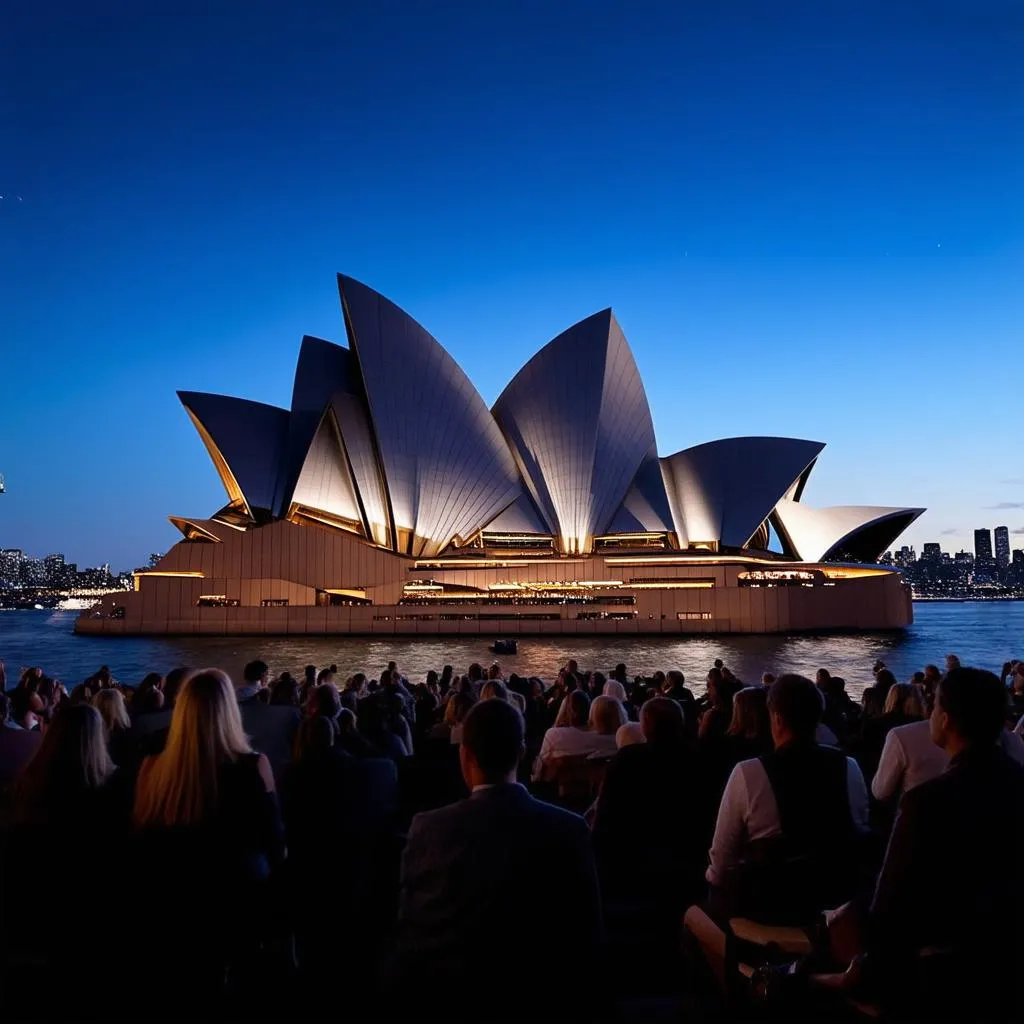 A captivating acoustic performance at the Sydney Opera House.