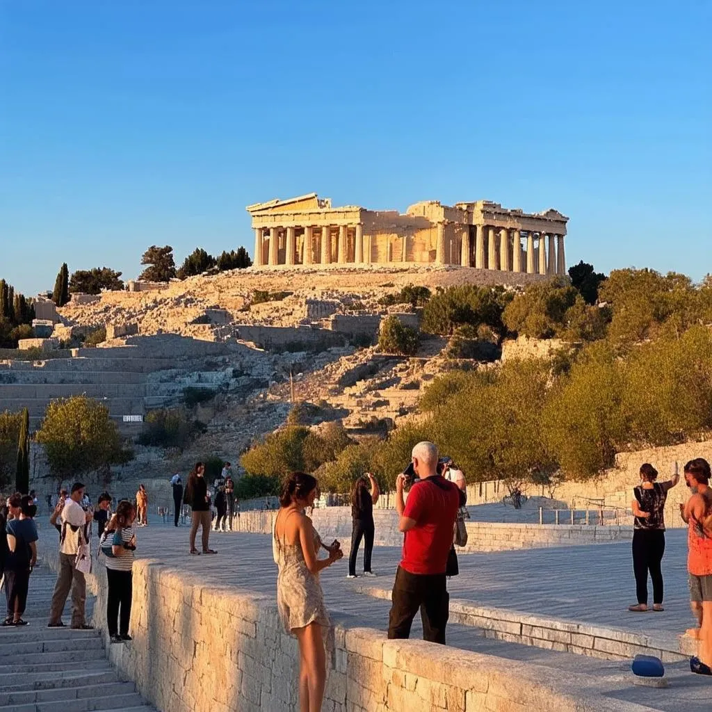 Acropolis at Sunset