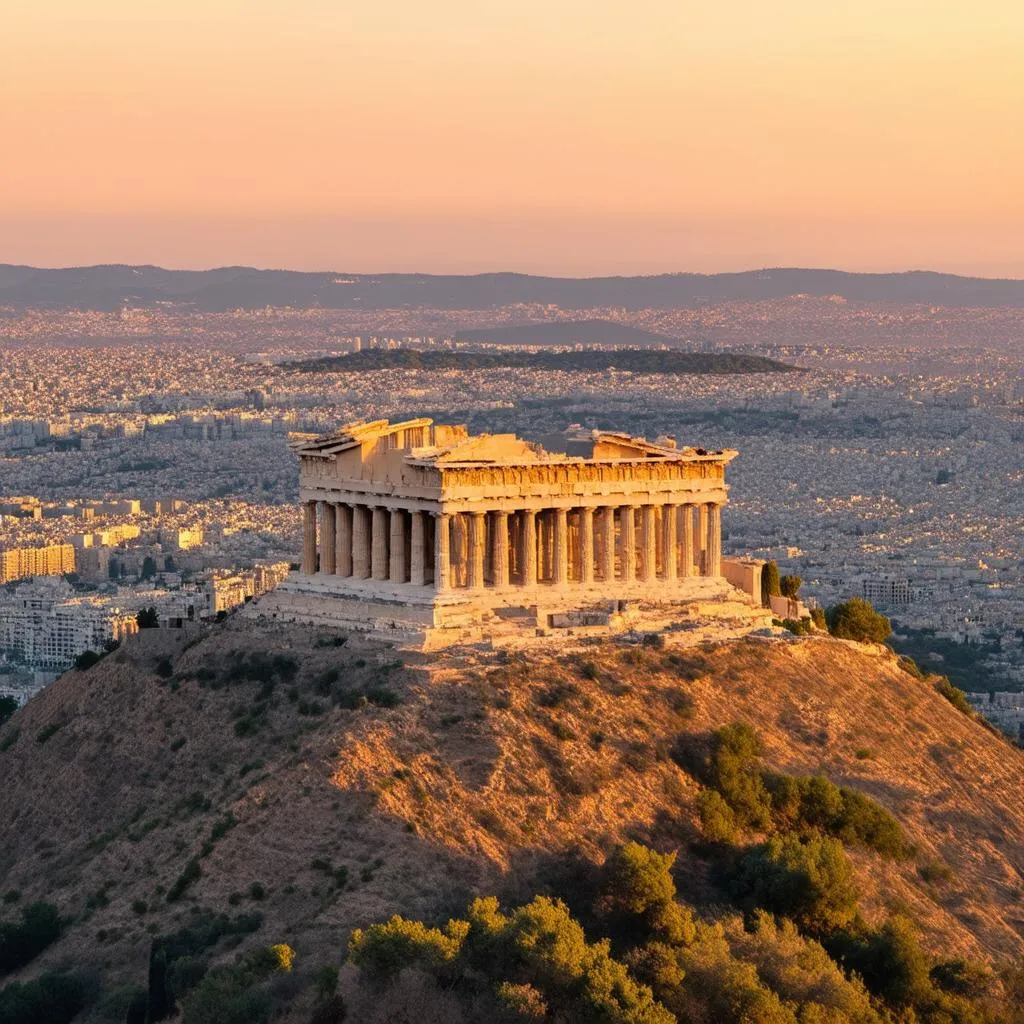 Ancient Acropolis in Athens