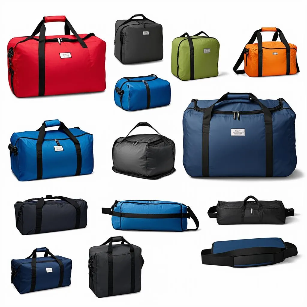 various affordable duffel bags