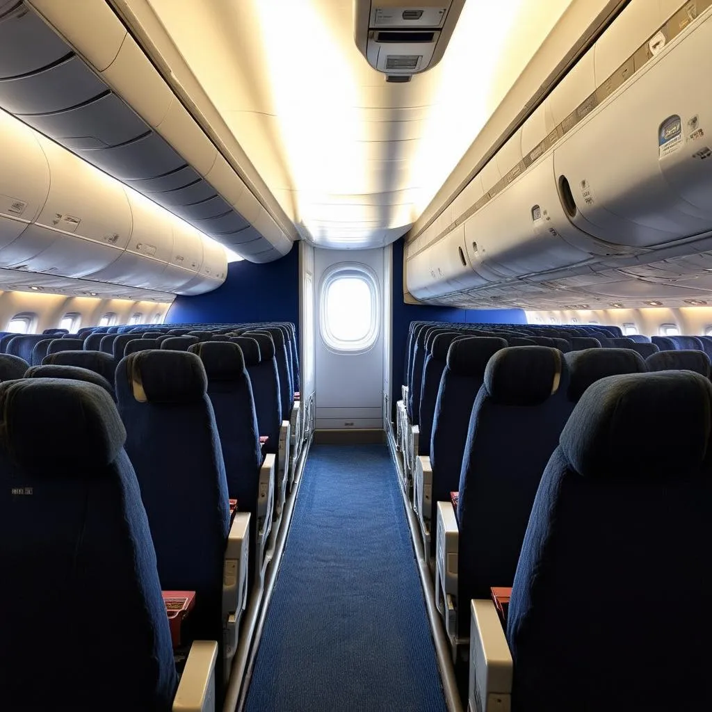 Dry airplane cabin