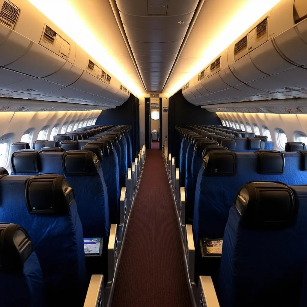 Airplane Cabin Interior