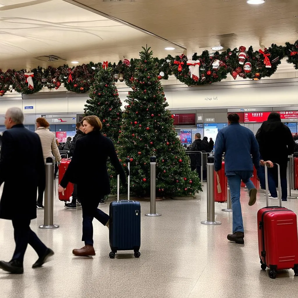 Crowded Airport