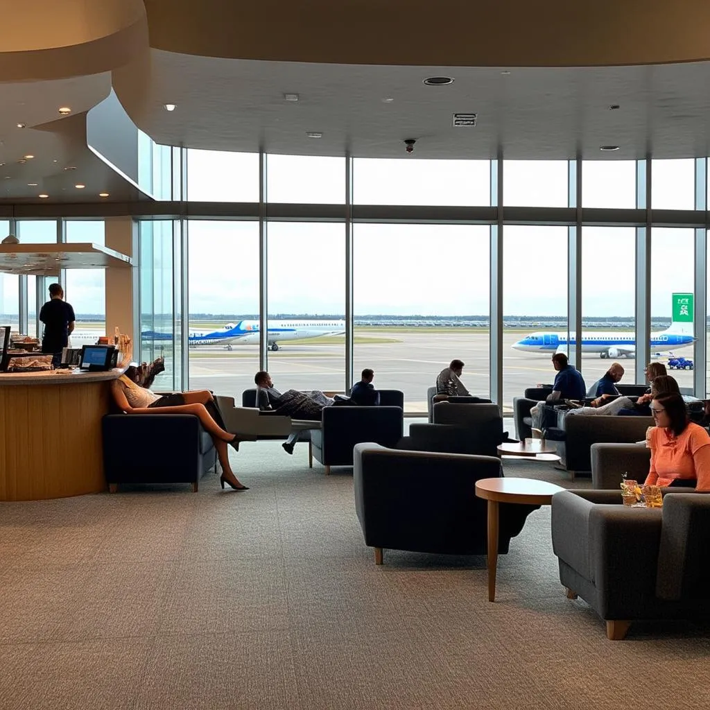 Modern Airport Lounge