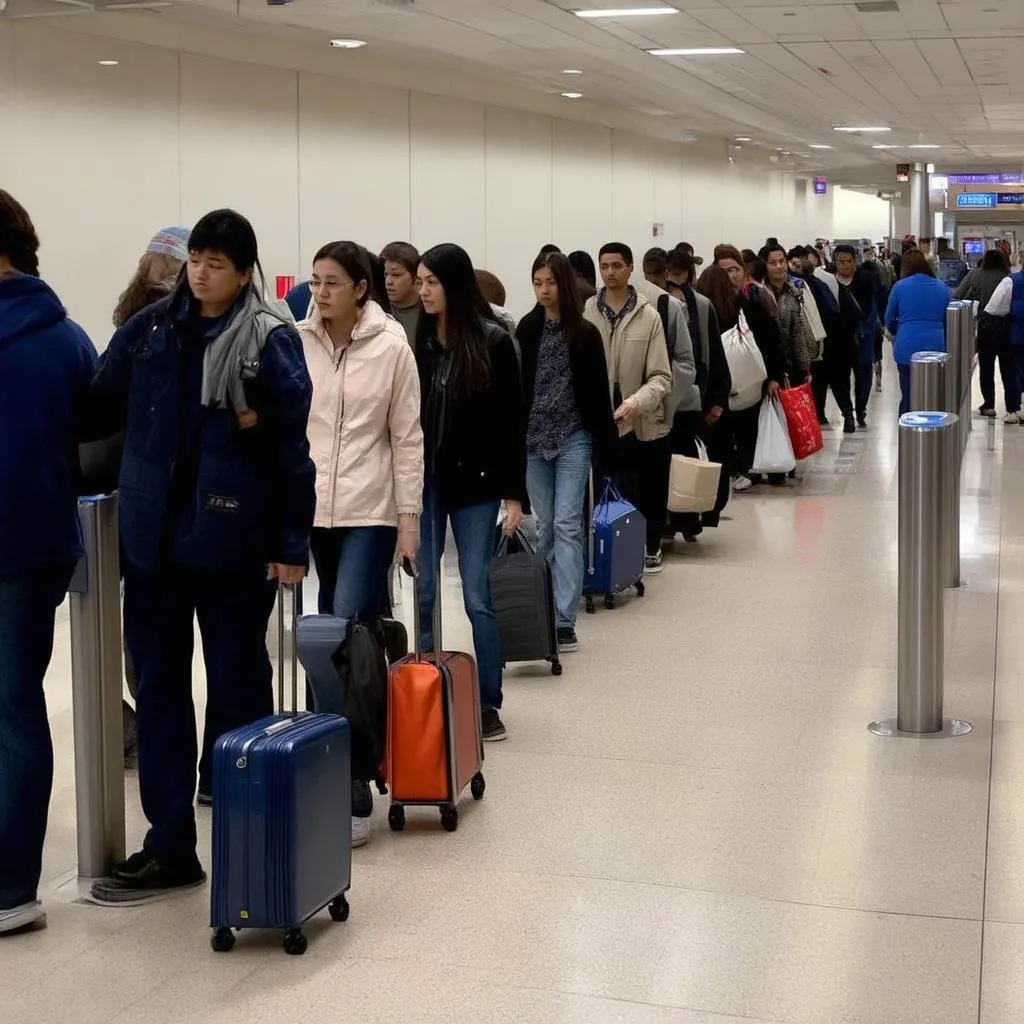 Airport Security Line