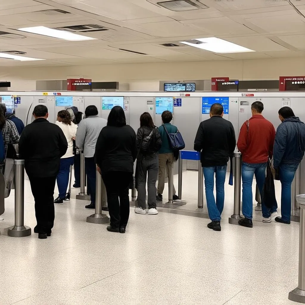 Airport Security Line