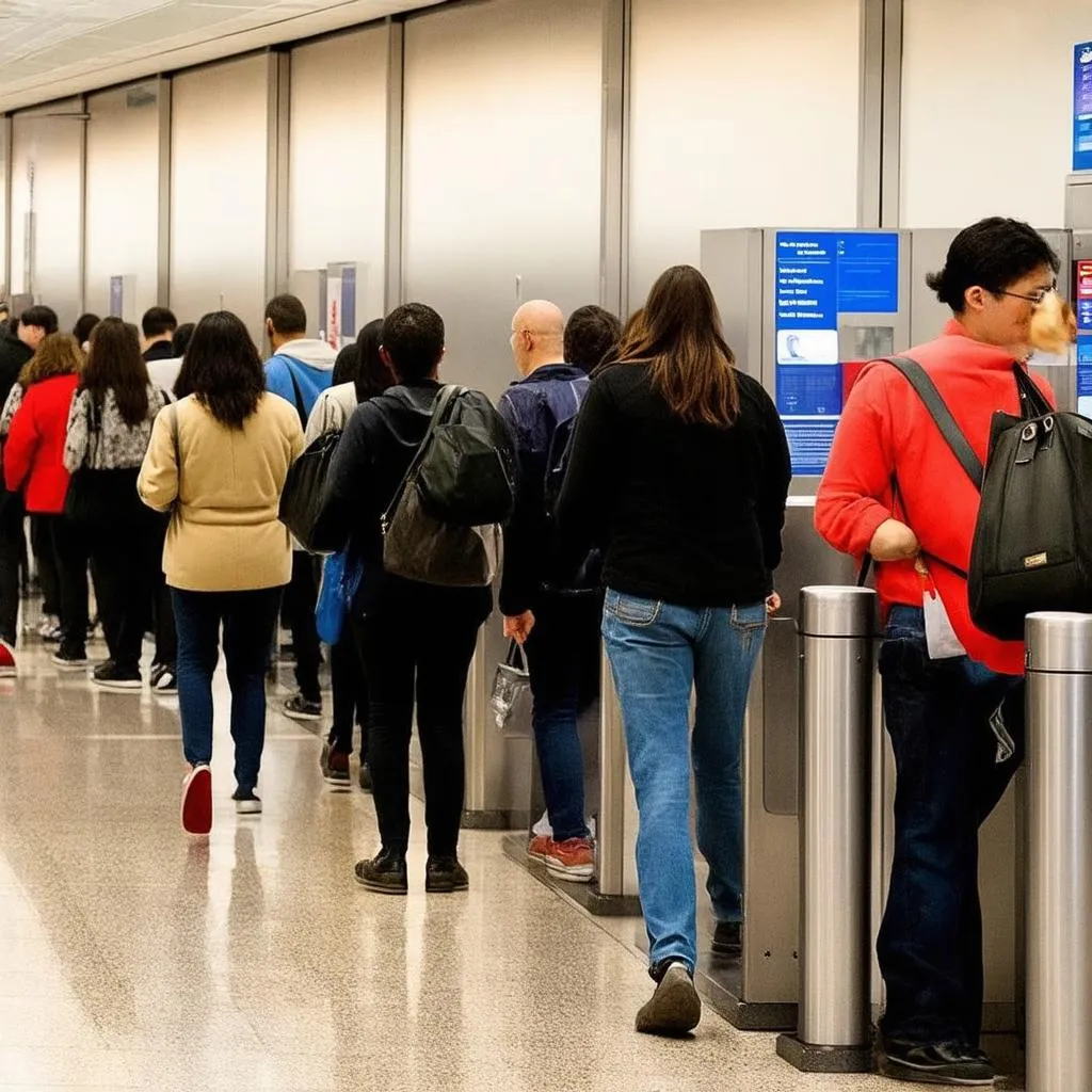 Airport Security Line