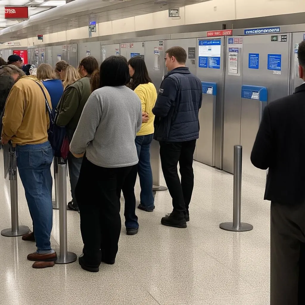 Airport Security Line