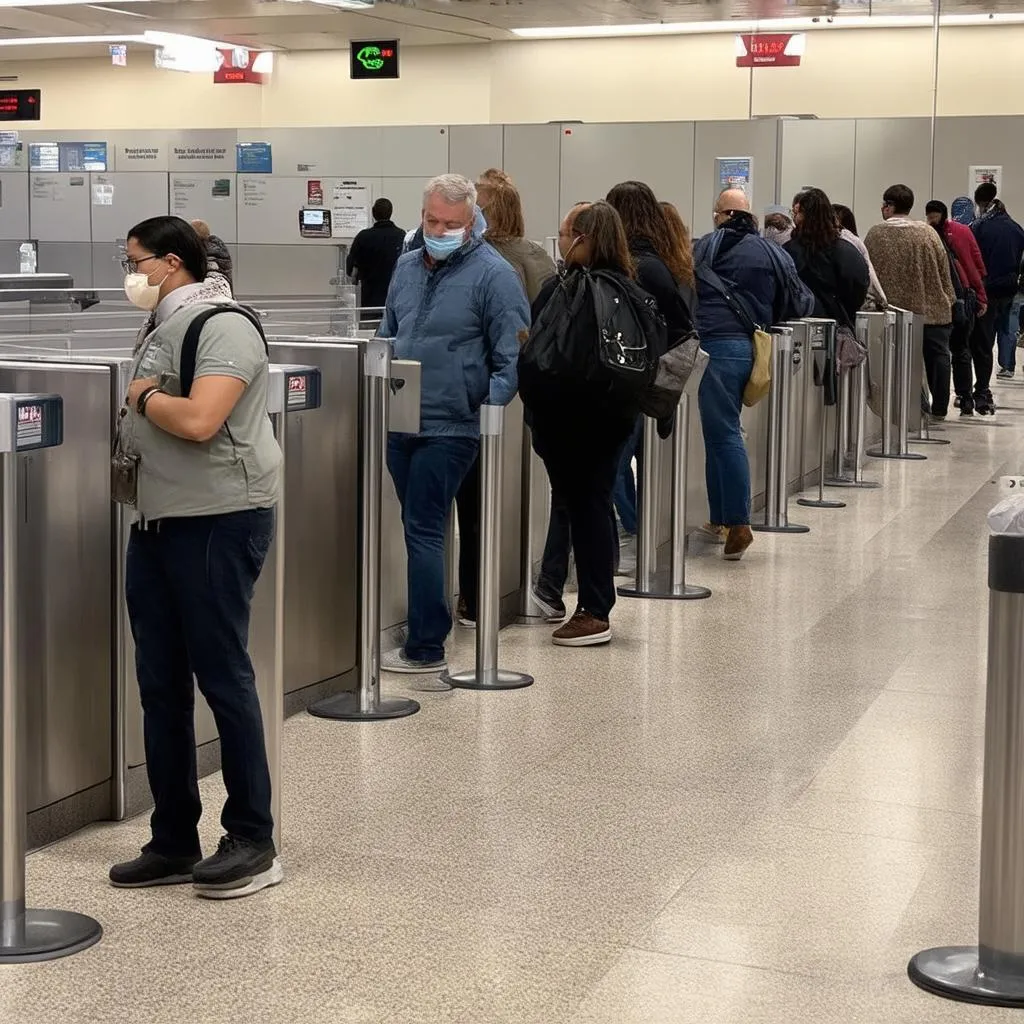 Airport Security Line