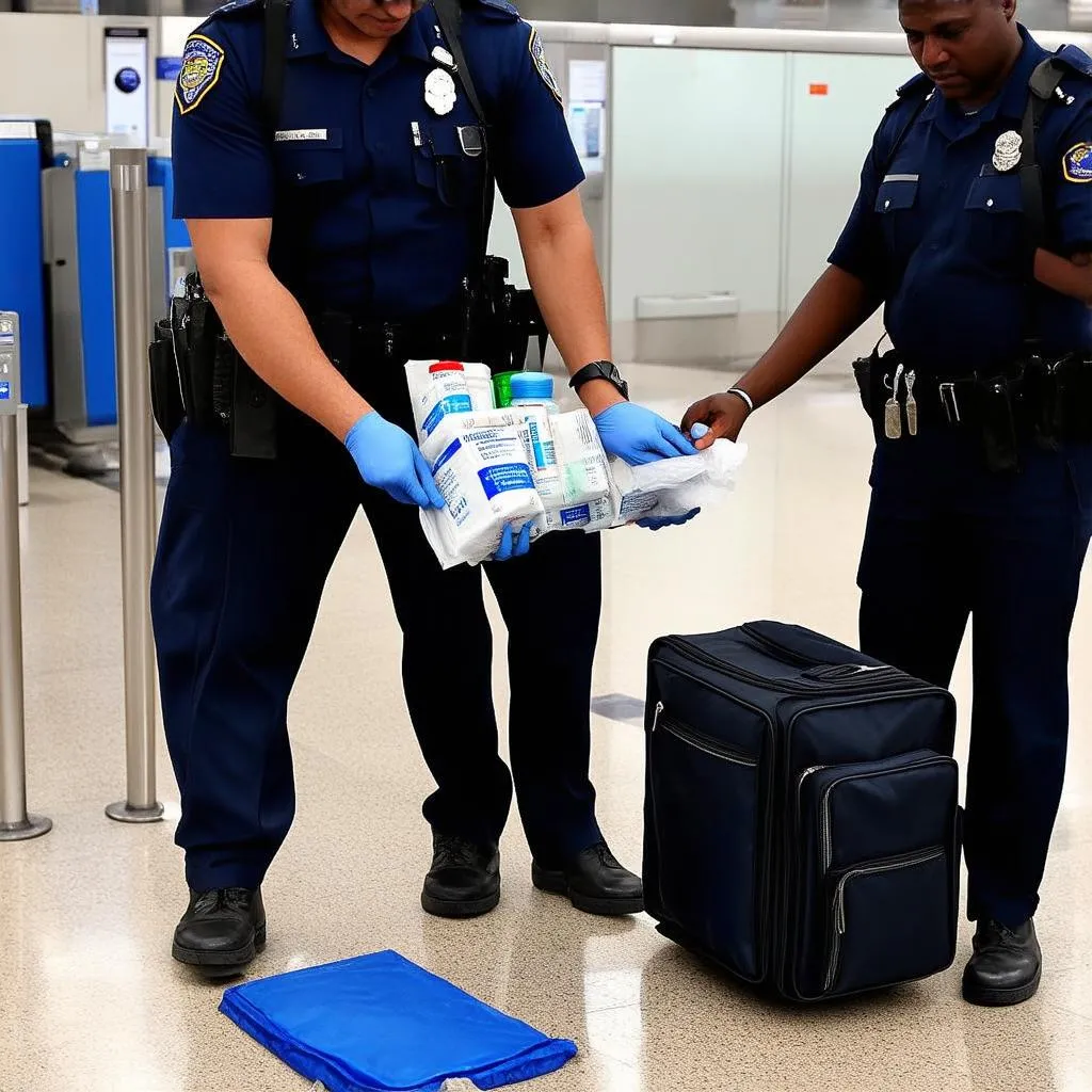 Airport Security Medication Check