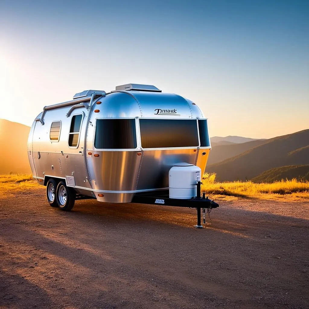 Aluminum Travel Trailer with Mountain View