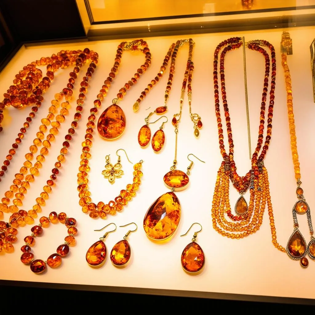 Amber Jewelry Display