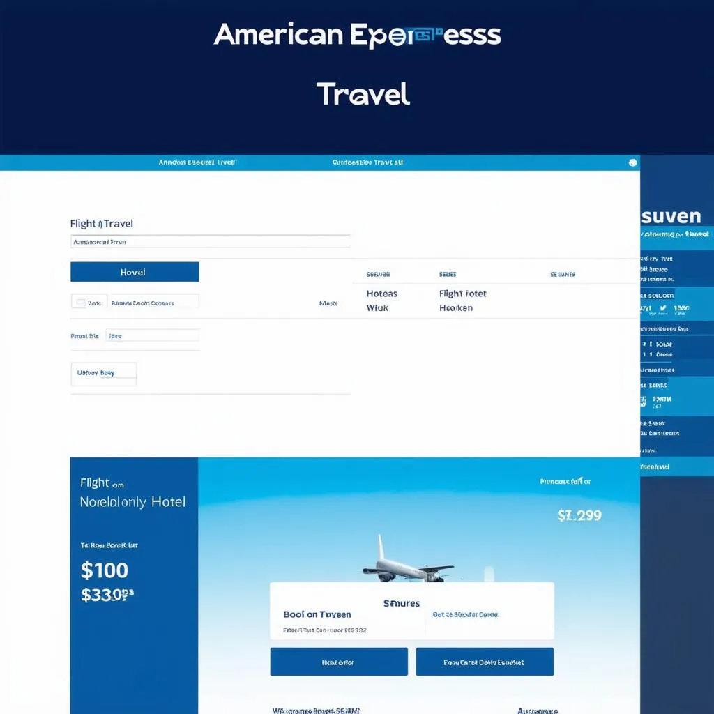 American Express Travel Website