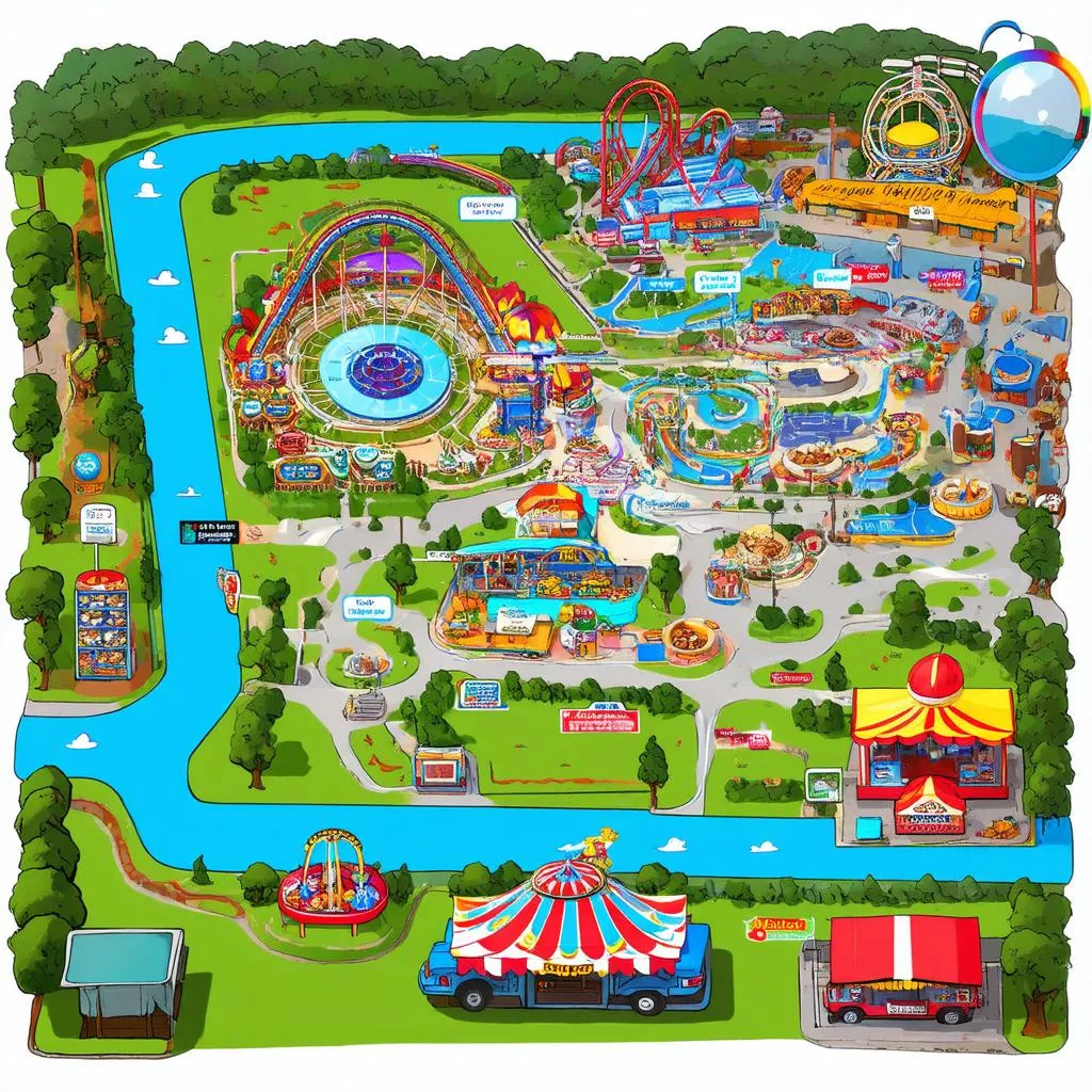 Amusement Park Map