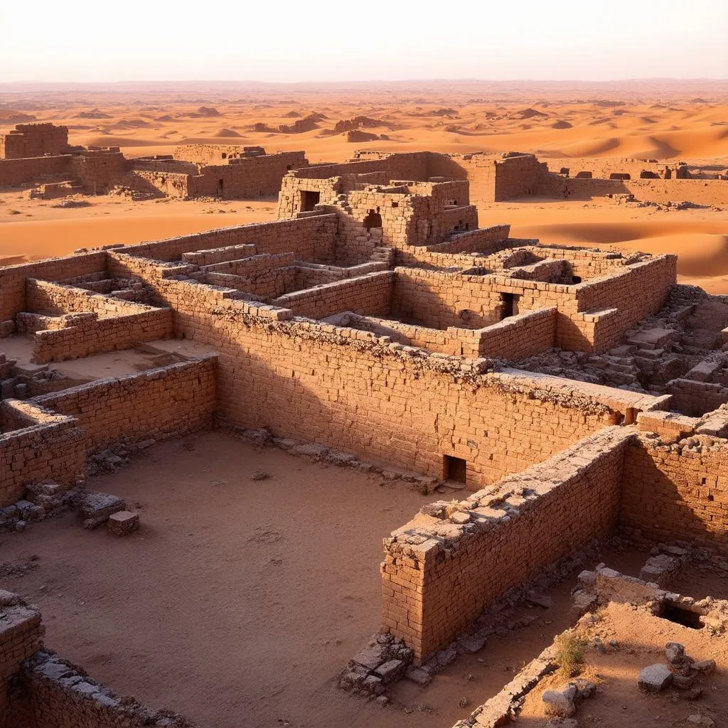 ancient city ruins in turkmenistan