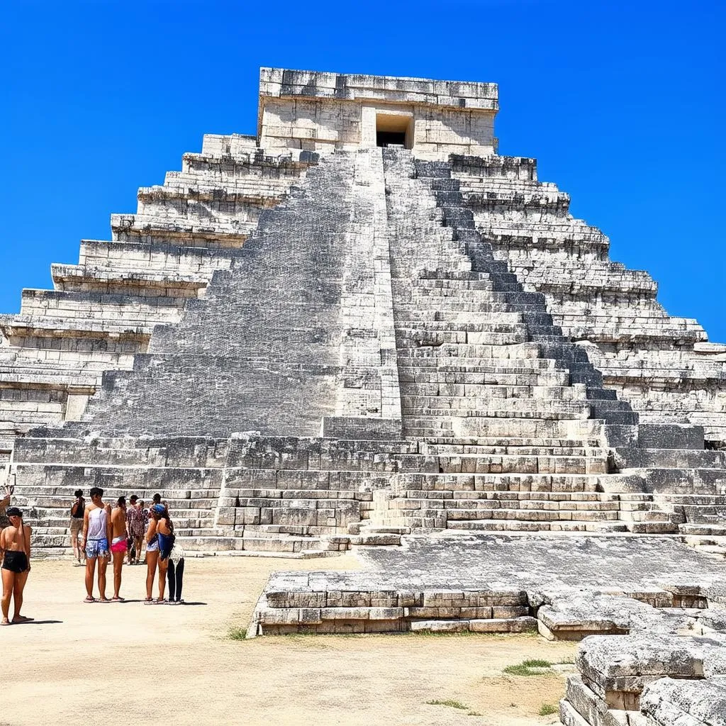 Ancient Mayan ruins in Mexico