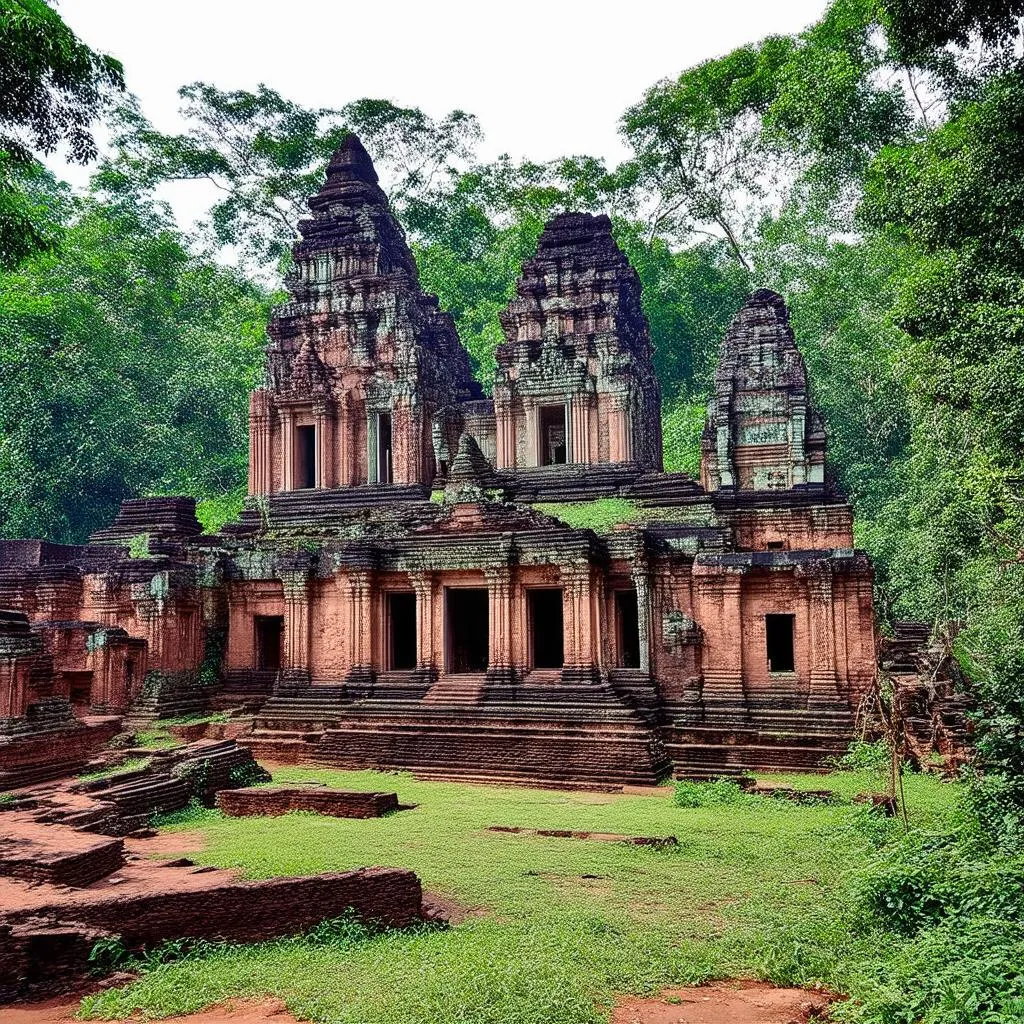 Ancient Ruins in the Jungle