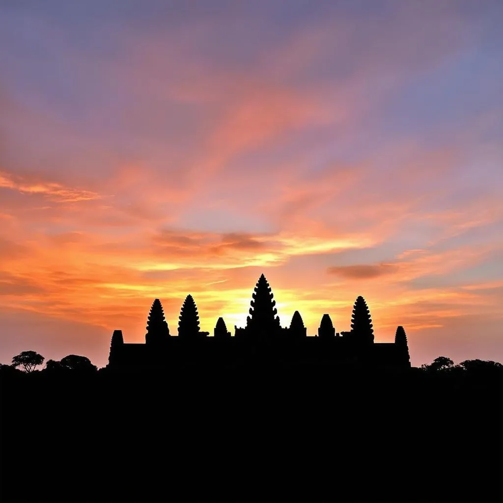 Sunrise over Angkor Wat