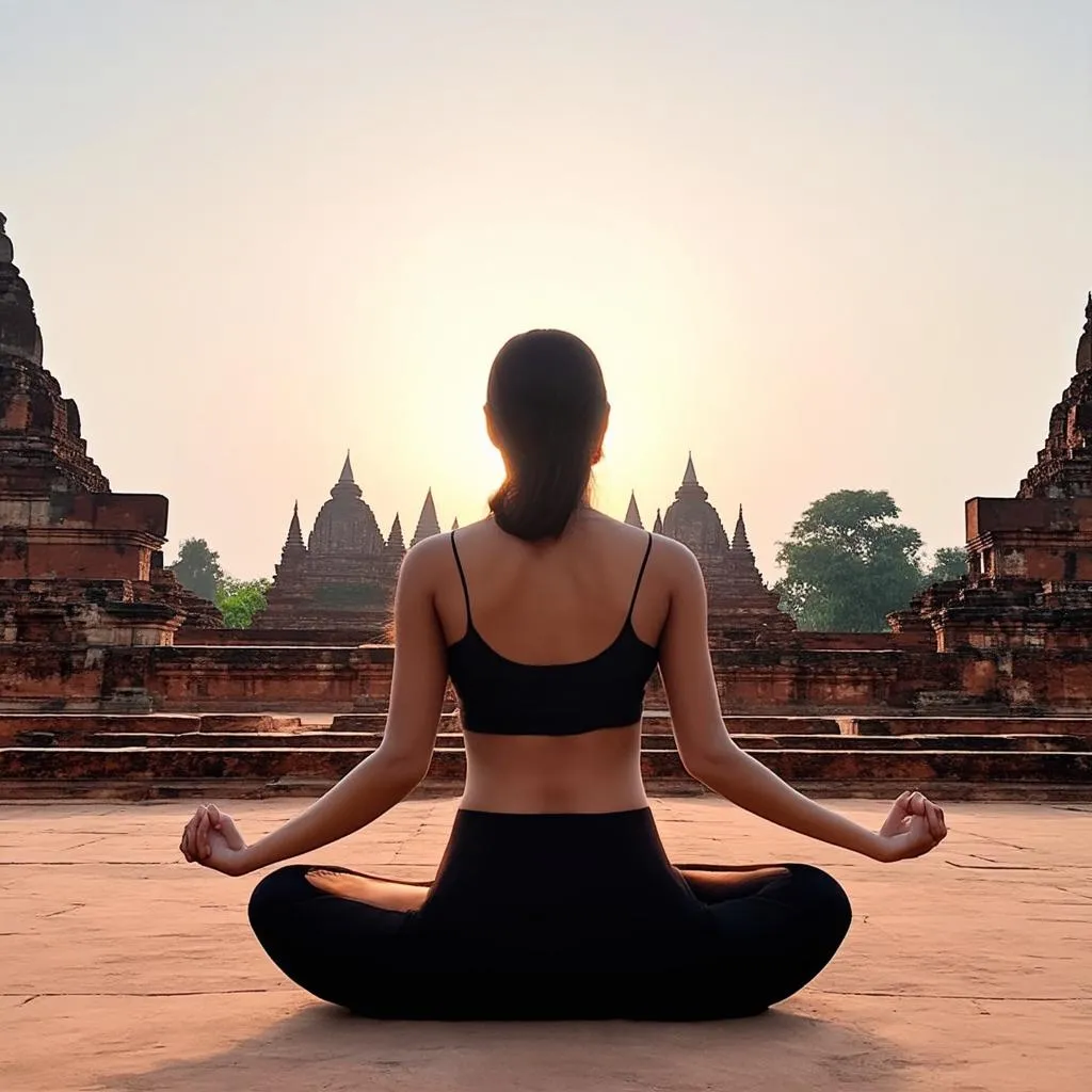 Finding peace at a temple