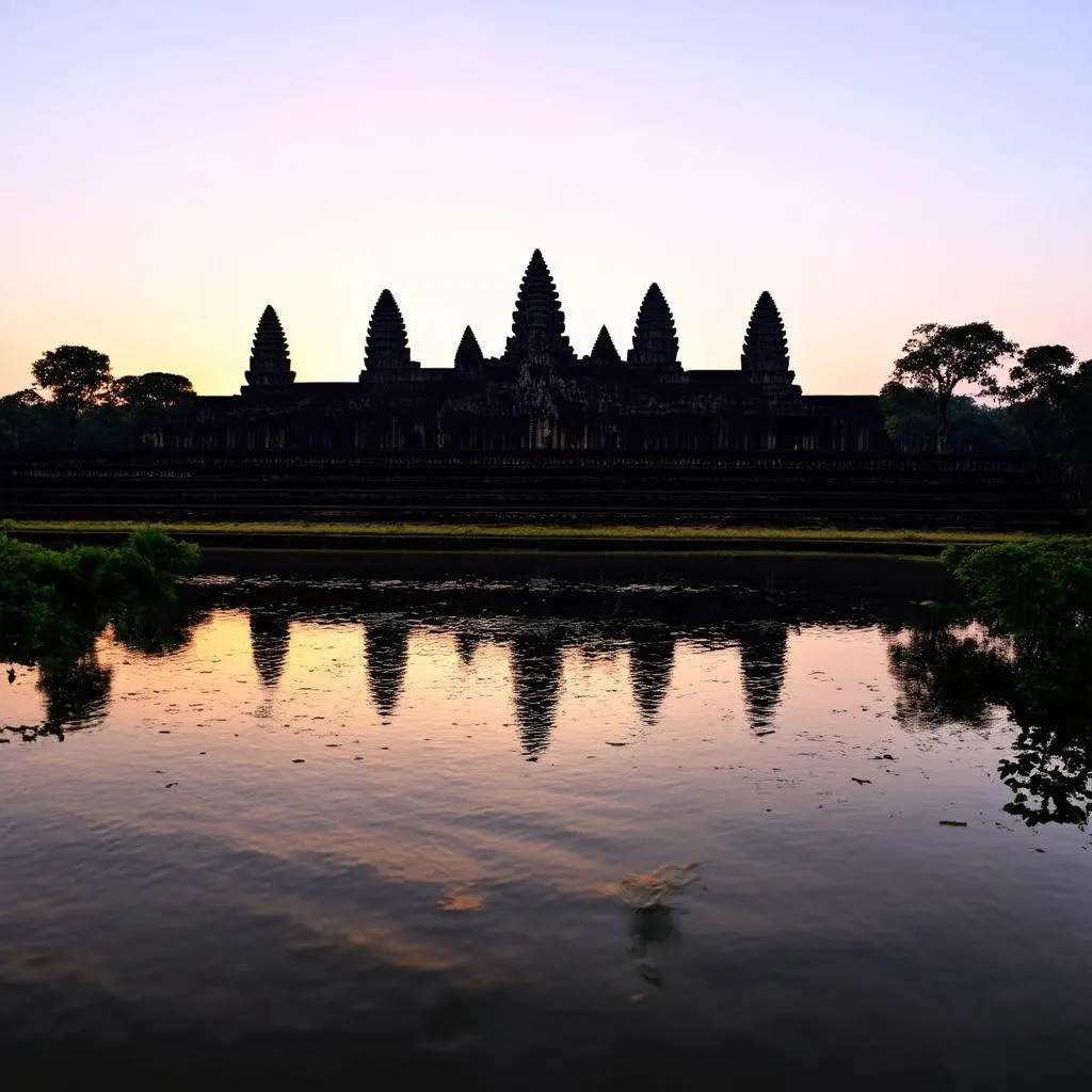 Sunrise over Angkor Wat