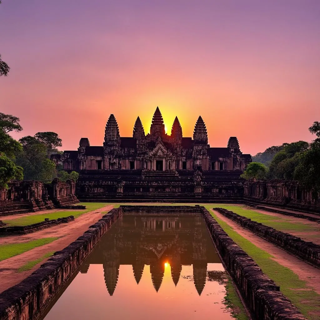 Sunrise over Angkor Wat