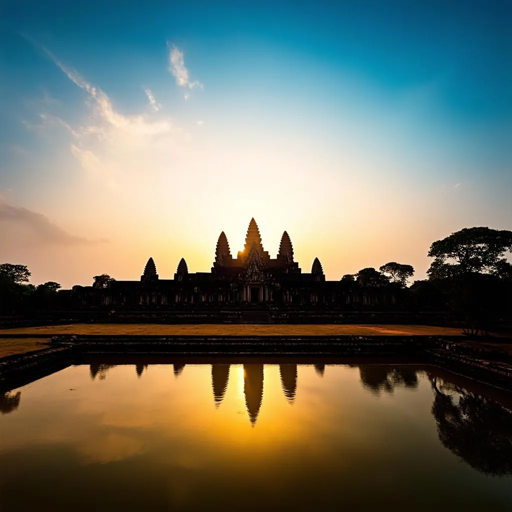 Sunrise over Angkor Wat