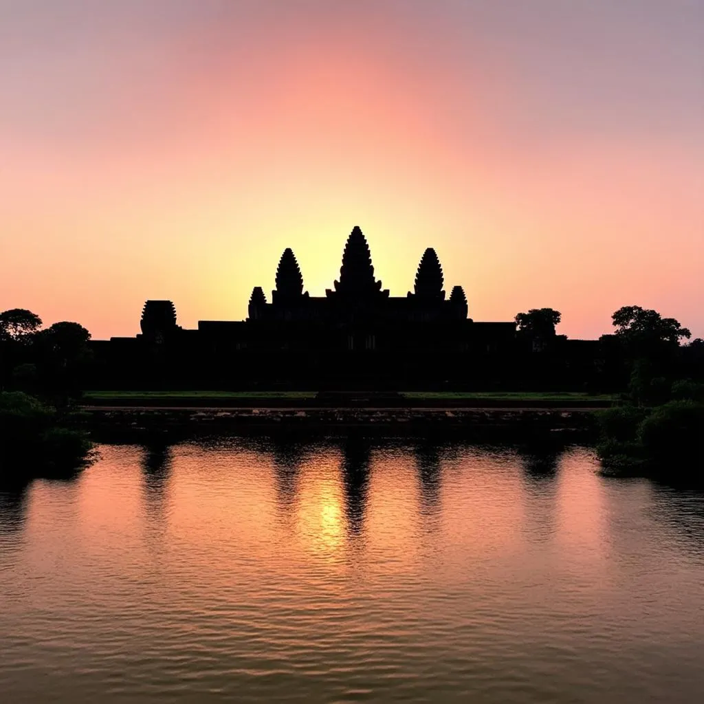 Angkor Wat at sunrise