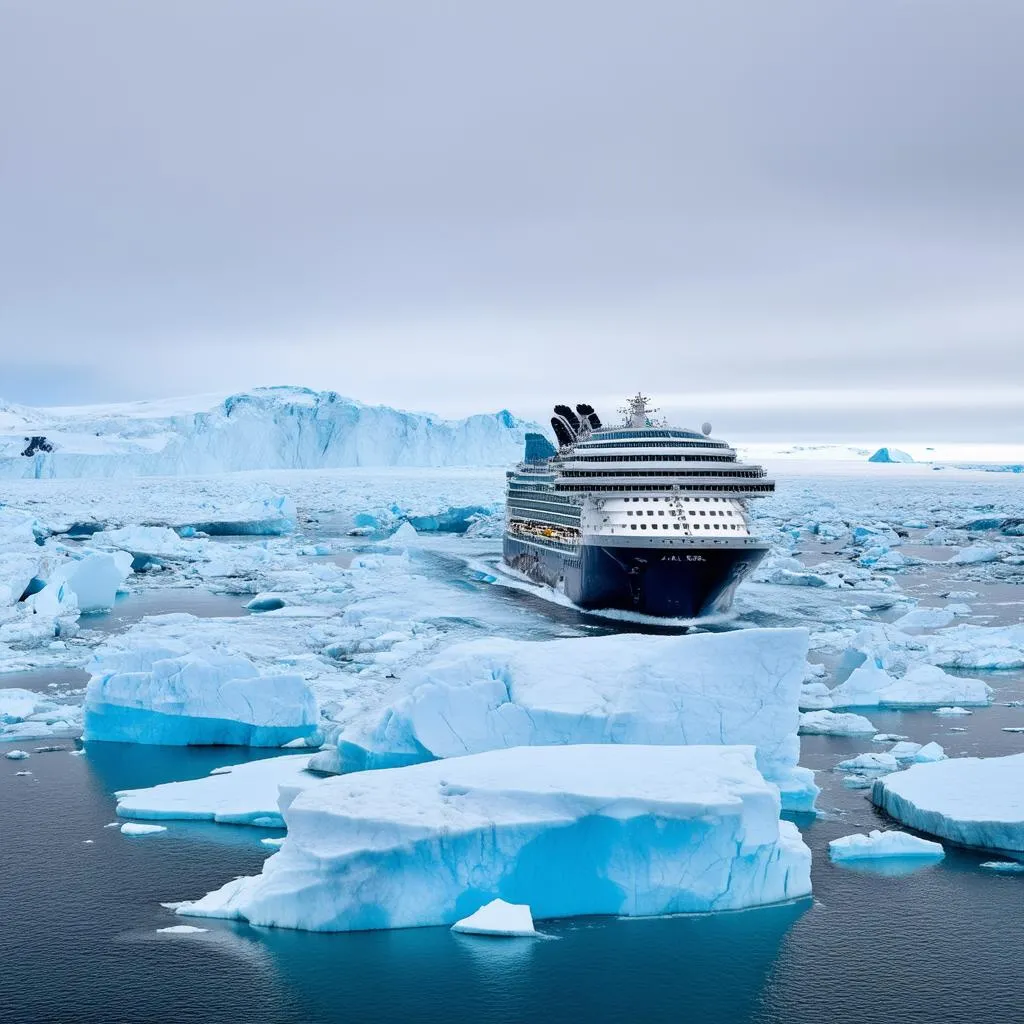 Antarctic Cruise Ship