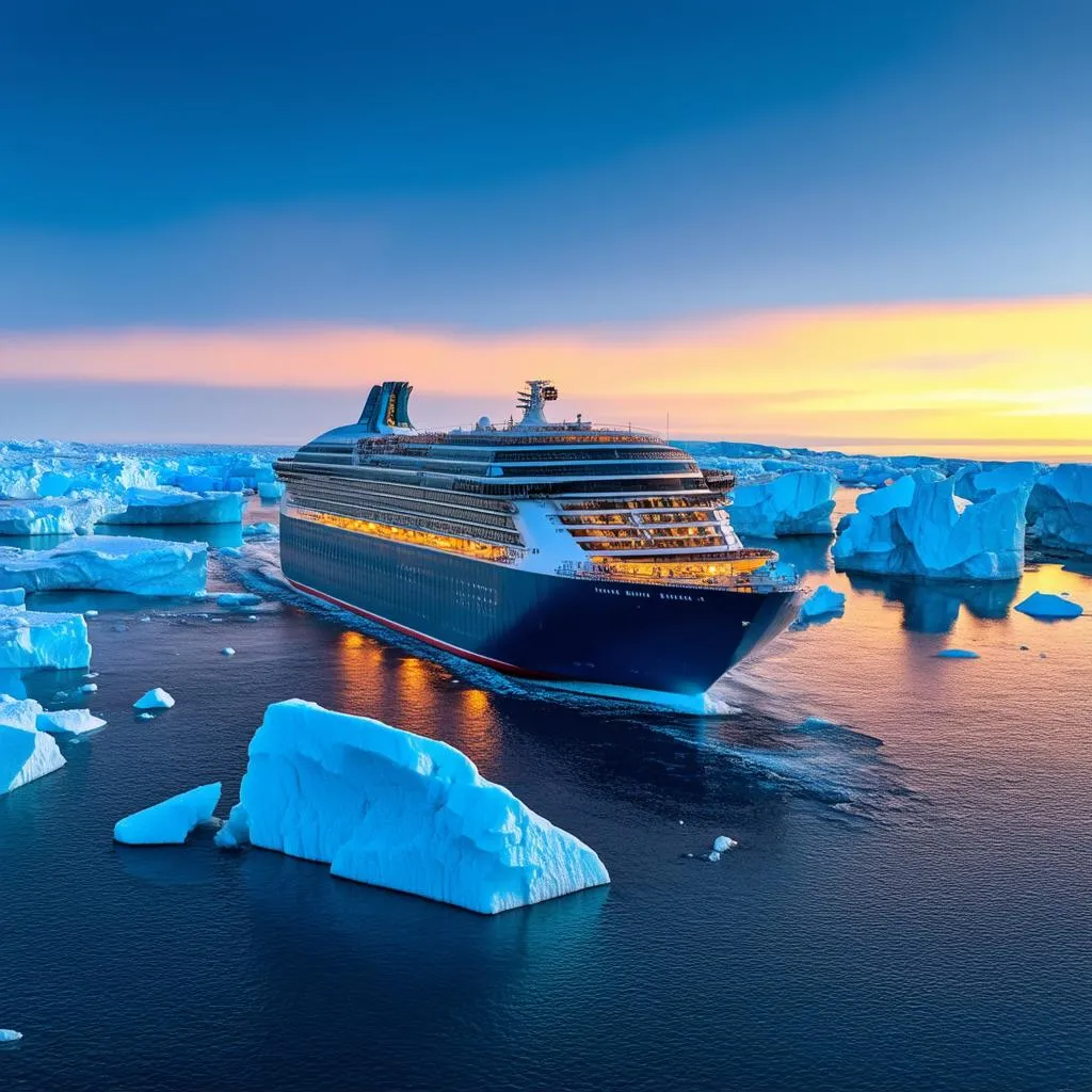 Antarctic Cruise Ship