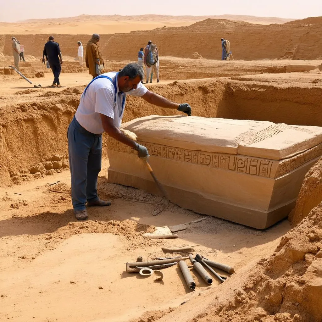 Ancient Egypt Excavation