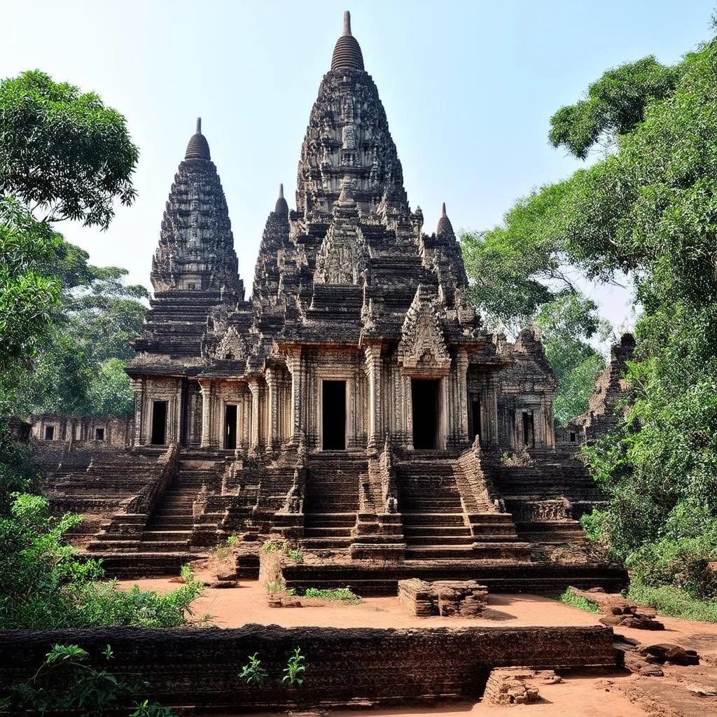 ancient asian temple