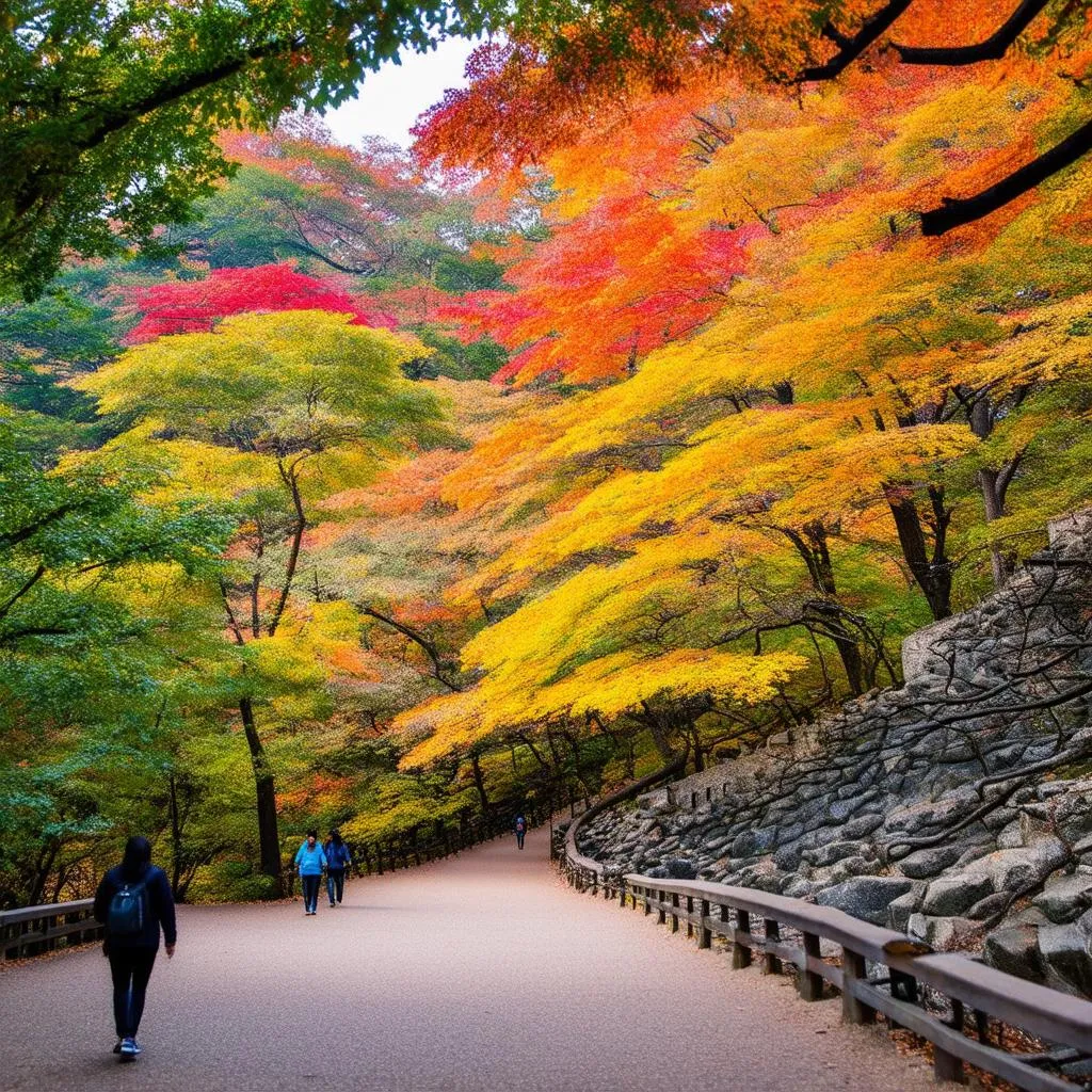 Autumn in South Korea