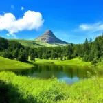 Ba Vi National Park Landscape