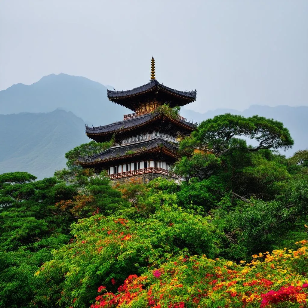 Ancient Pagoda in Ba Vi