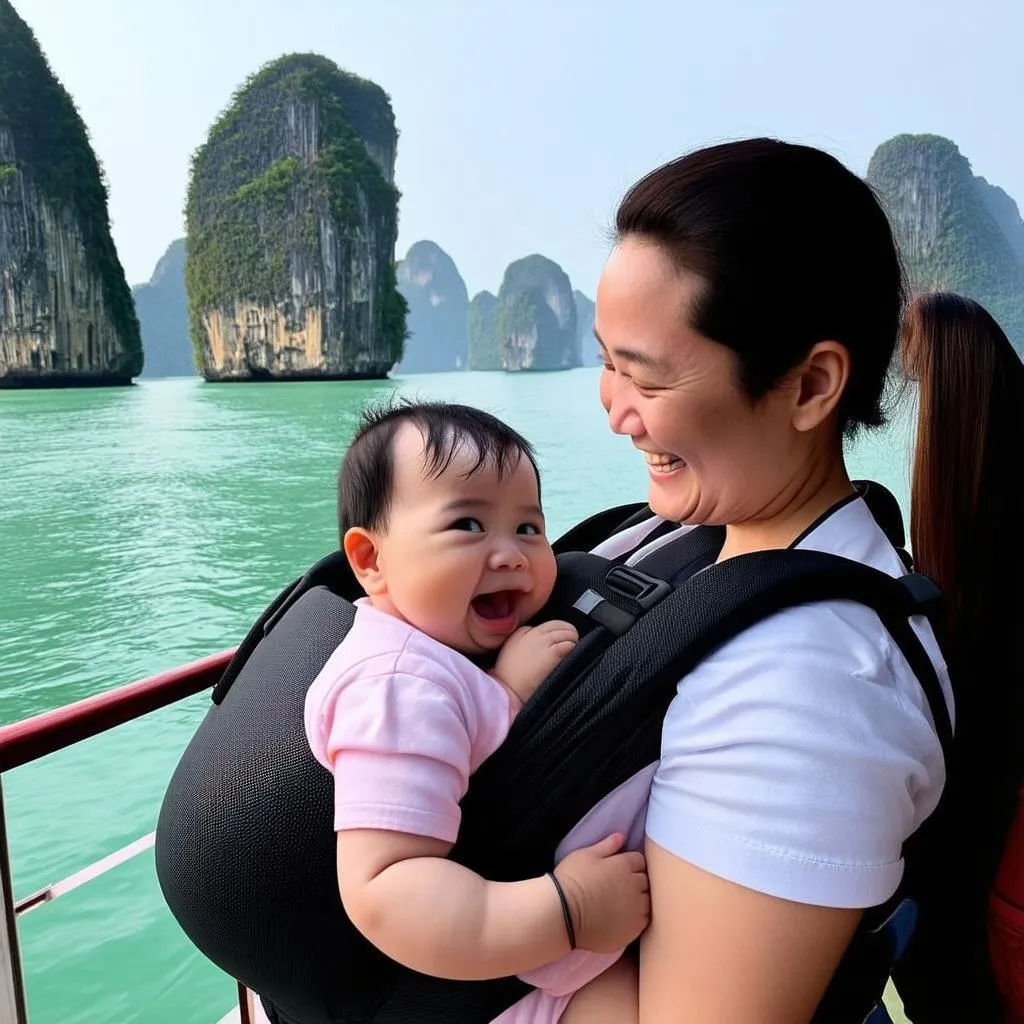 baby, Ha Long Bay, travel