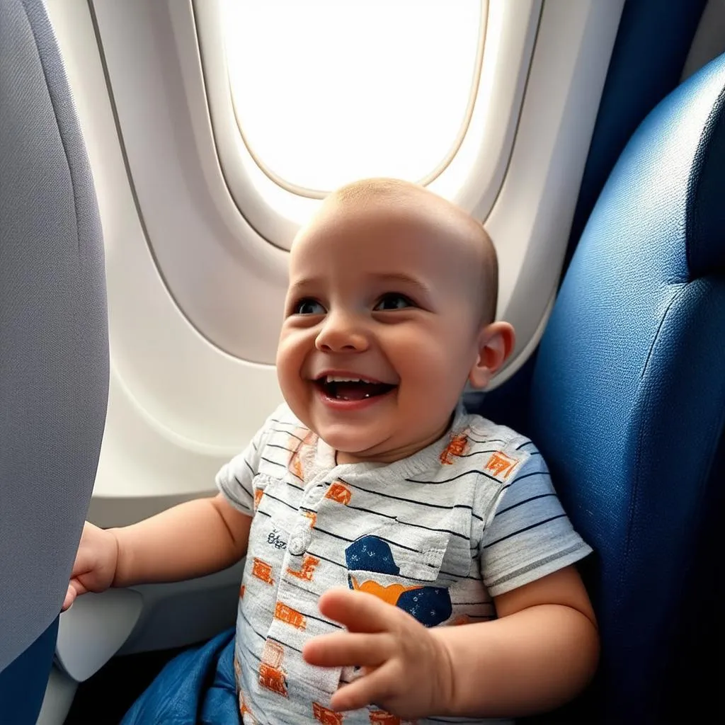 Baby on Airplane