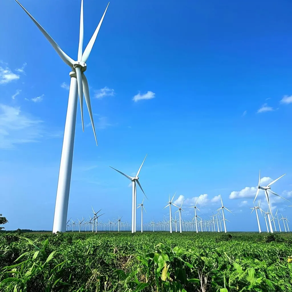 Bac Lieu wind turbines