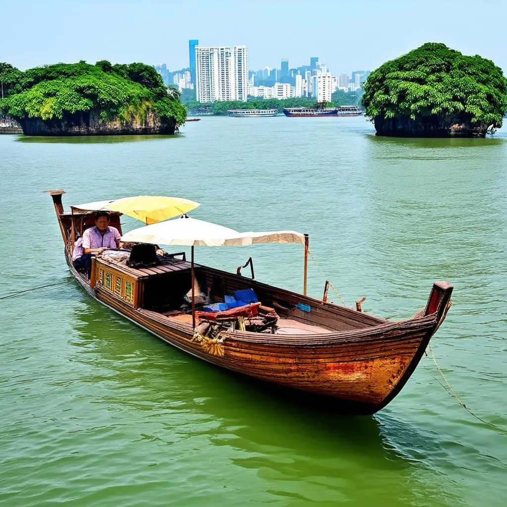 Boat Tour on Bach Dang River