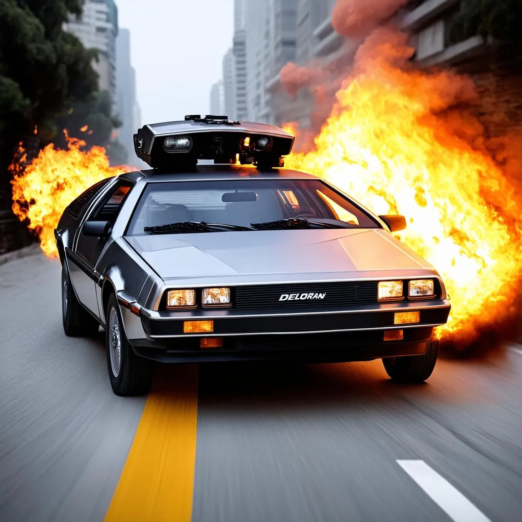 Back to the Future DeLorean