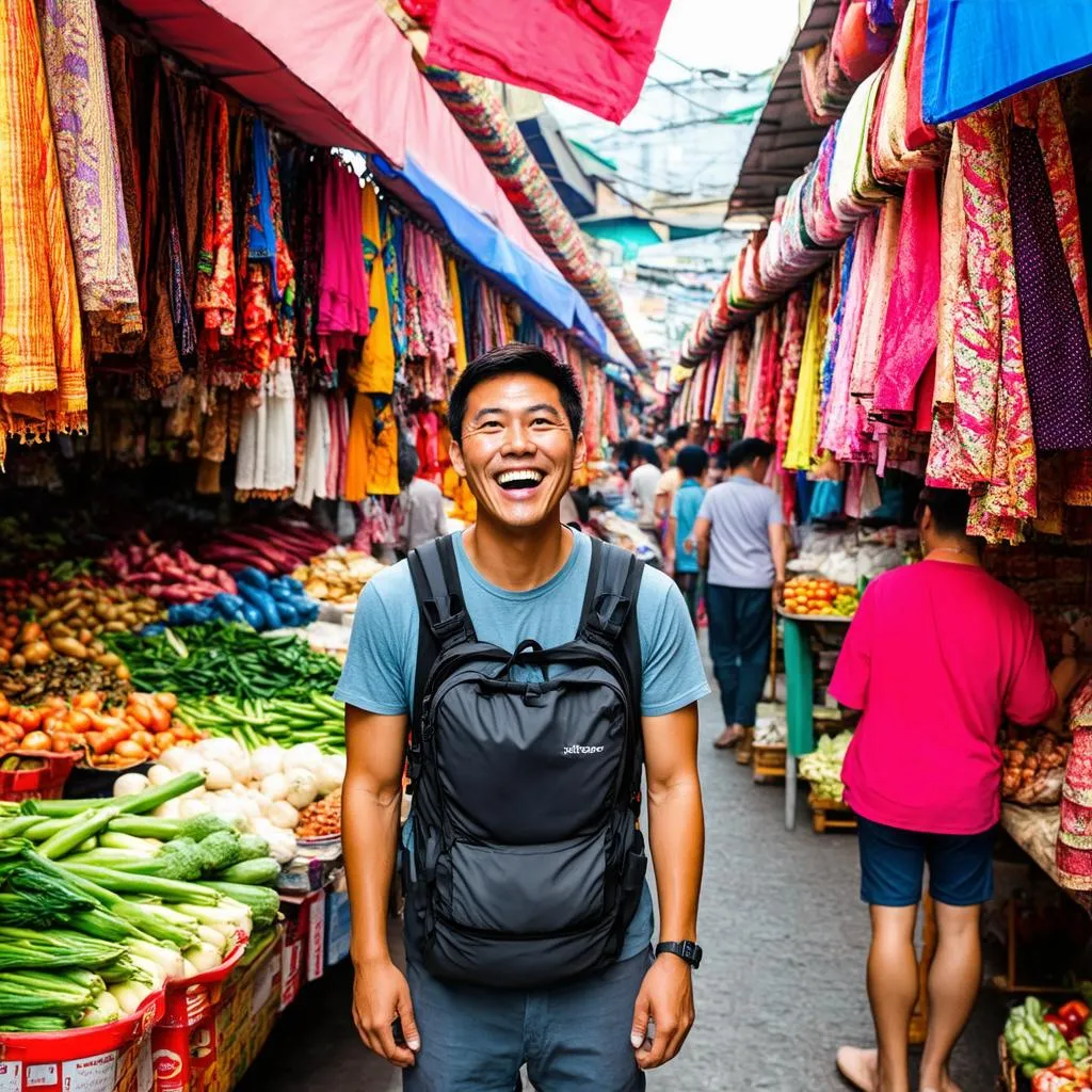 Backpacker in Vietnam