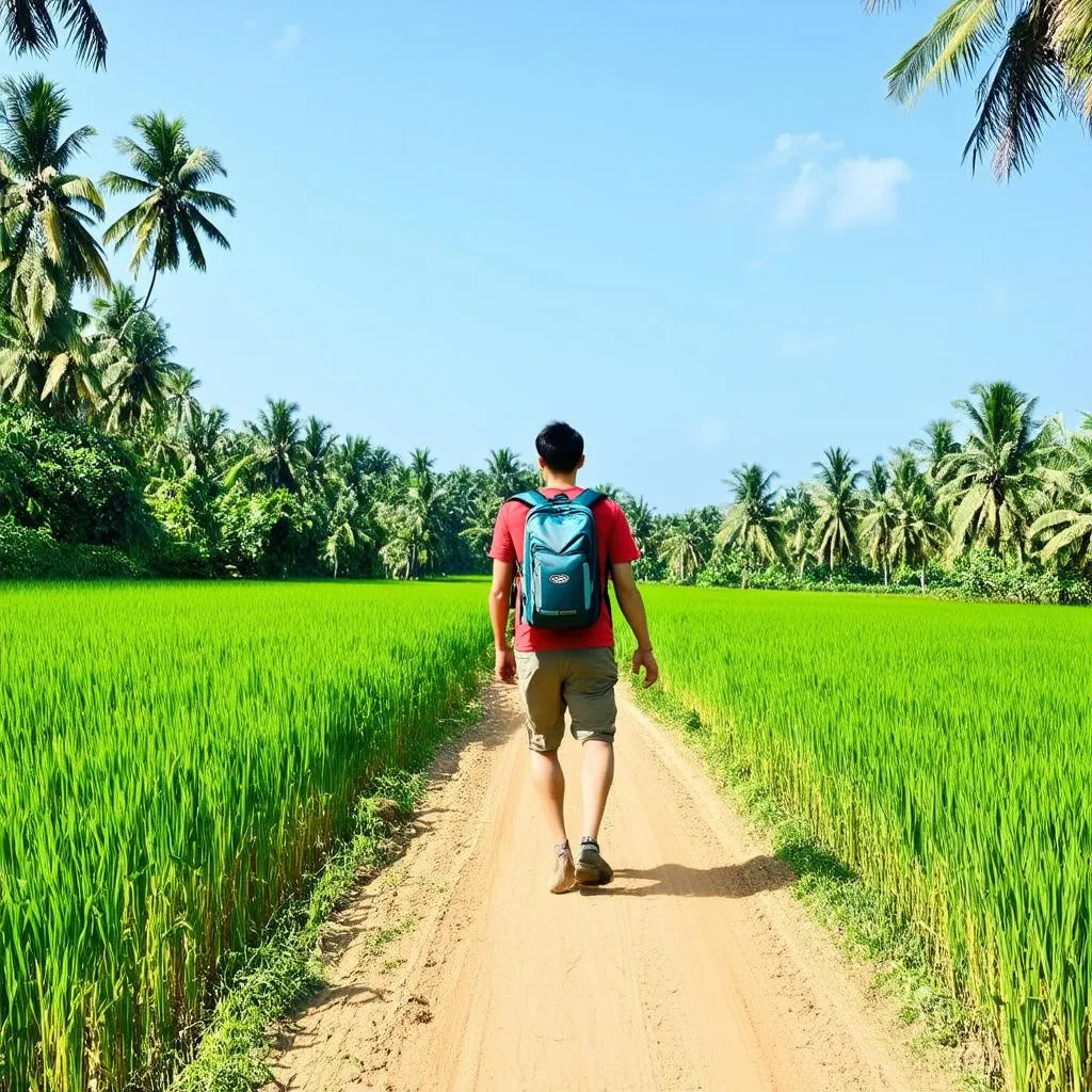 Backpacker in Southeast Asia