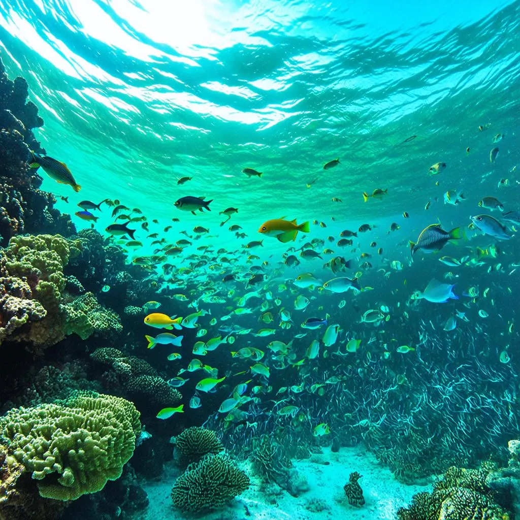 Snorkeling in the Bahamas